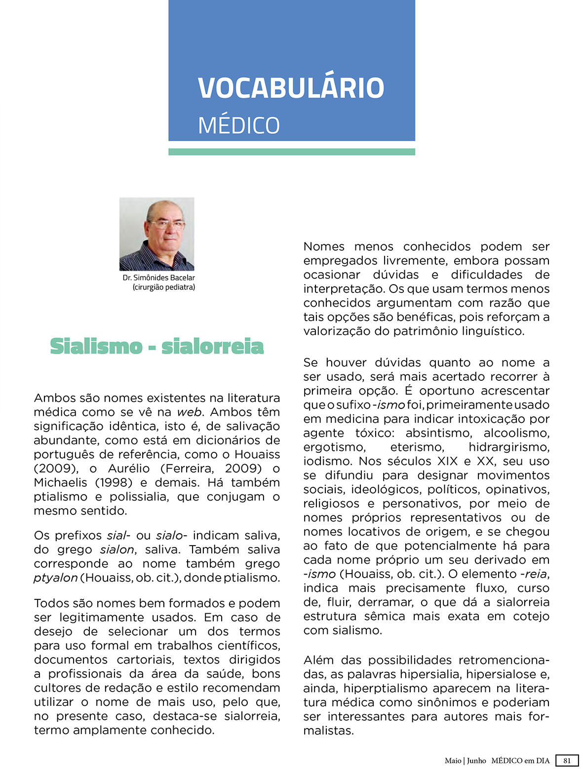 Revista Medico em Dia Maio Junho Digital 81